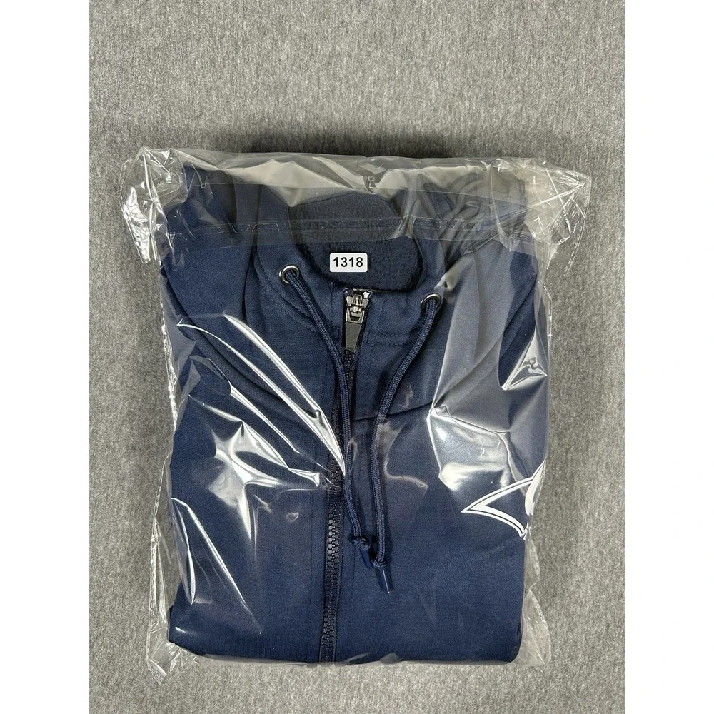 Nike NFL Los Angeles Rams Mens Navy‎ Full Zip Hoodie Dri-Fit On Field L
